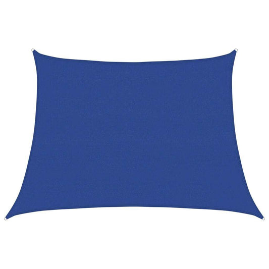 Vidaxl Toldo De Vela Trapecio Hdpe Azul 160 G/m² 4/5x3 M_0