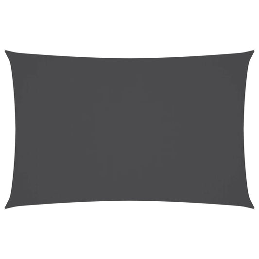 Toldo De Vela Rectangular Tela Oxford Gris Antracita 5x8 M_0