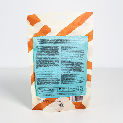 Snack Natural Para Perro Mini Tiras De Pollo 12 Paq X (100gr) Wuapu