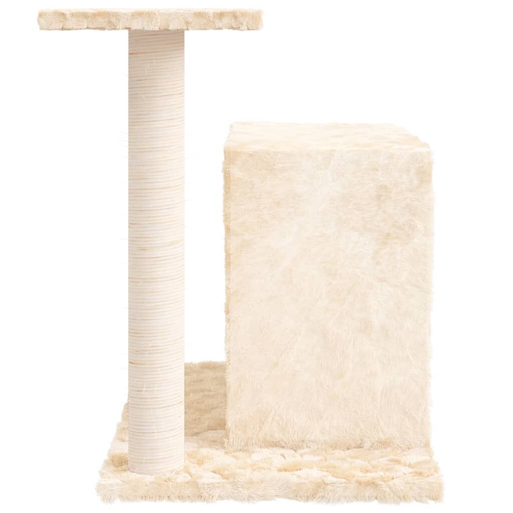 Vidaxl Rascador Para Gatos Con Postes De Sisal Color Crema 51 Cm_3