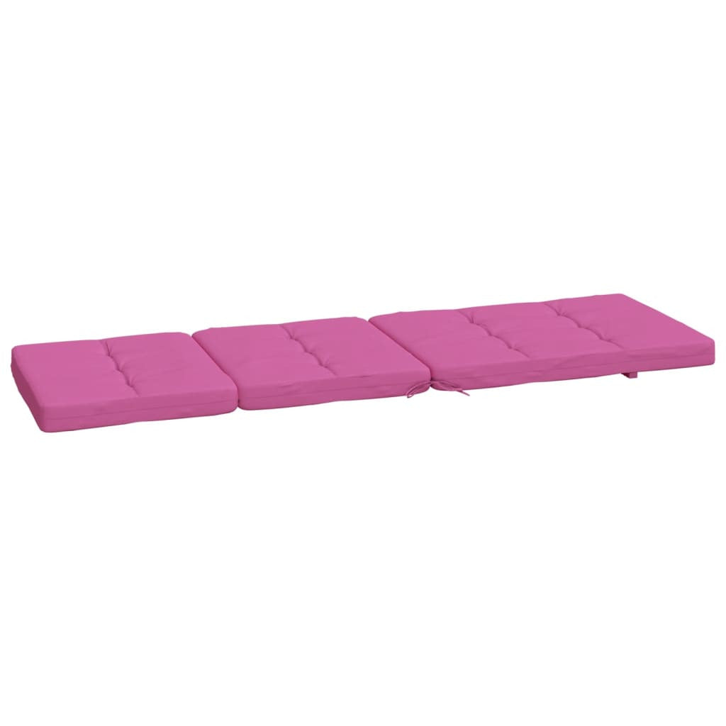 Vidaxl Cojines Para Tumbona 2 Uds Tela Oxford Rosa_4
