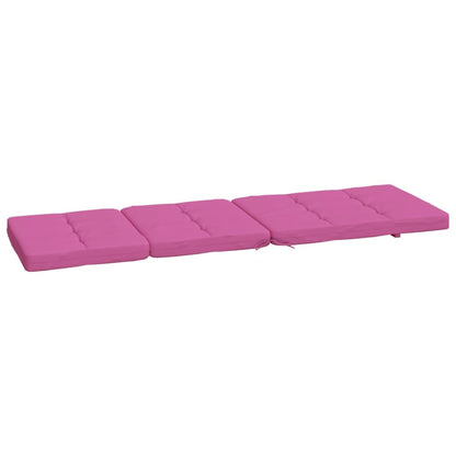 Vidaxl Cojines Para Tumbona 2 Uds Tela Oxford Rosa_4