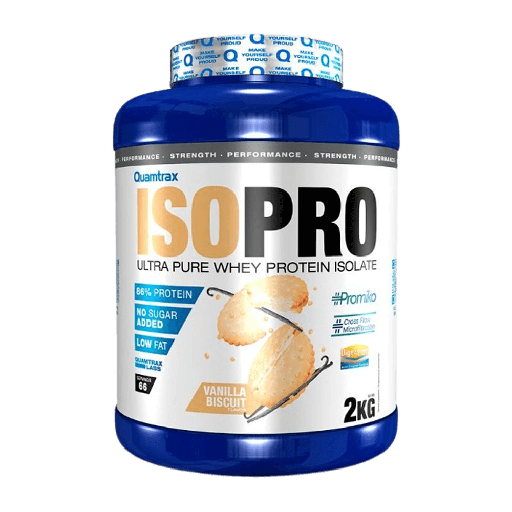 Isopro Cfm - 2kg - Vainilla Con Galletas - Proteína De Aislado De Suero Isolate - Quamtrax_0