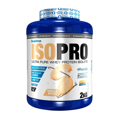 Isopro Cfm - 2kg - Vainilla Con Galletas - Proteína De Aislado De Suero Isolate - Quamtrax_0