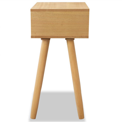 Mesitas De Noche 2 Uds Madera Maciza De Pino Marrón 40x30x61cm_4
