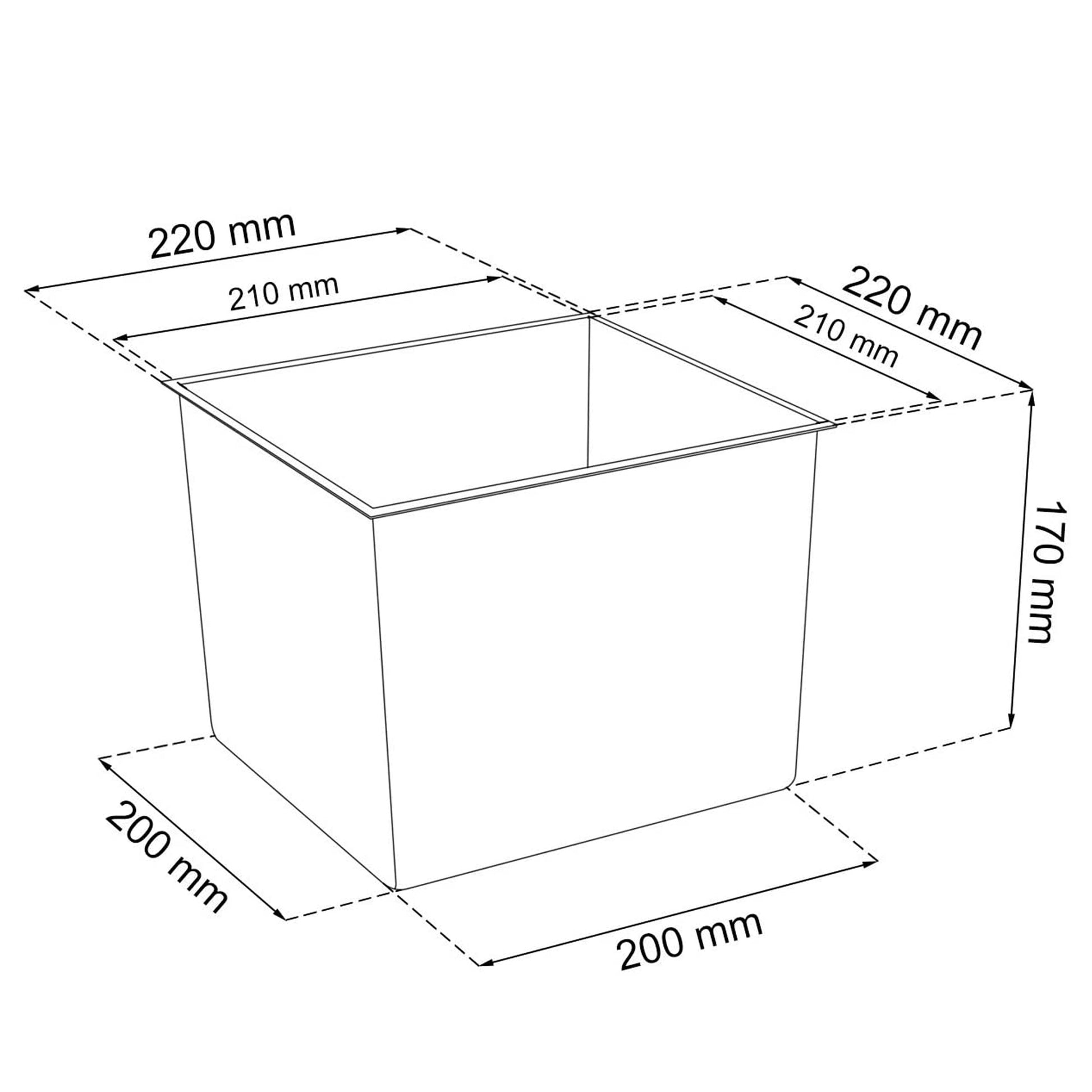 Maceta Alta Urbi 16,3 Litros, De Plastico, 22 X 22 X 42 Cm En Color Blanco_3