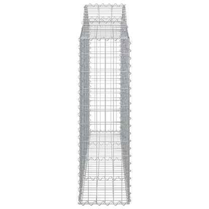 Cestas Gaviones 18 Uds Forma De Arco Hierro 200x30x100/120 Cm_4