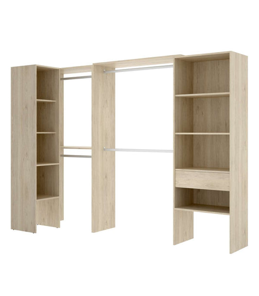 Vestidor De Rincón Luz 3 Color Natural 248cm (ancho) 79.4 Cm (fondo) 187 Cm (alto)_0