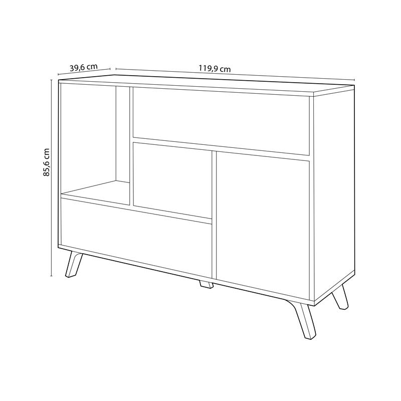 Aparador Wind Melamina, Gris, 119,9 X 85,6 X 39,6_4