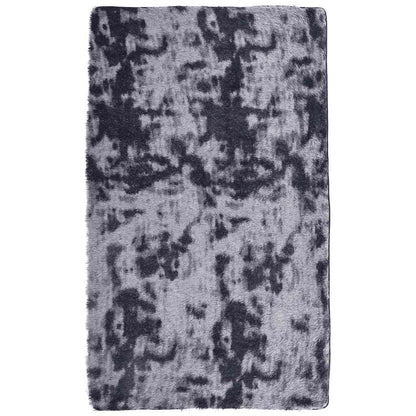 Vidaxl Alfombra De Pelo Largo Navarra Gris Oscuro 60x100 Cm Poliéster_0