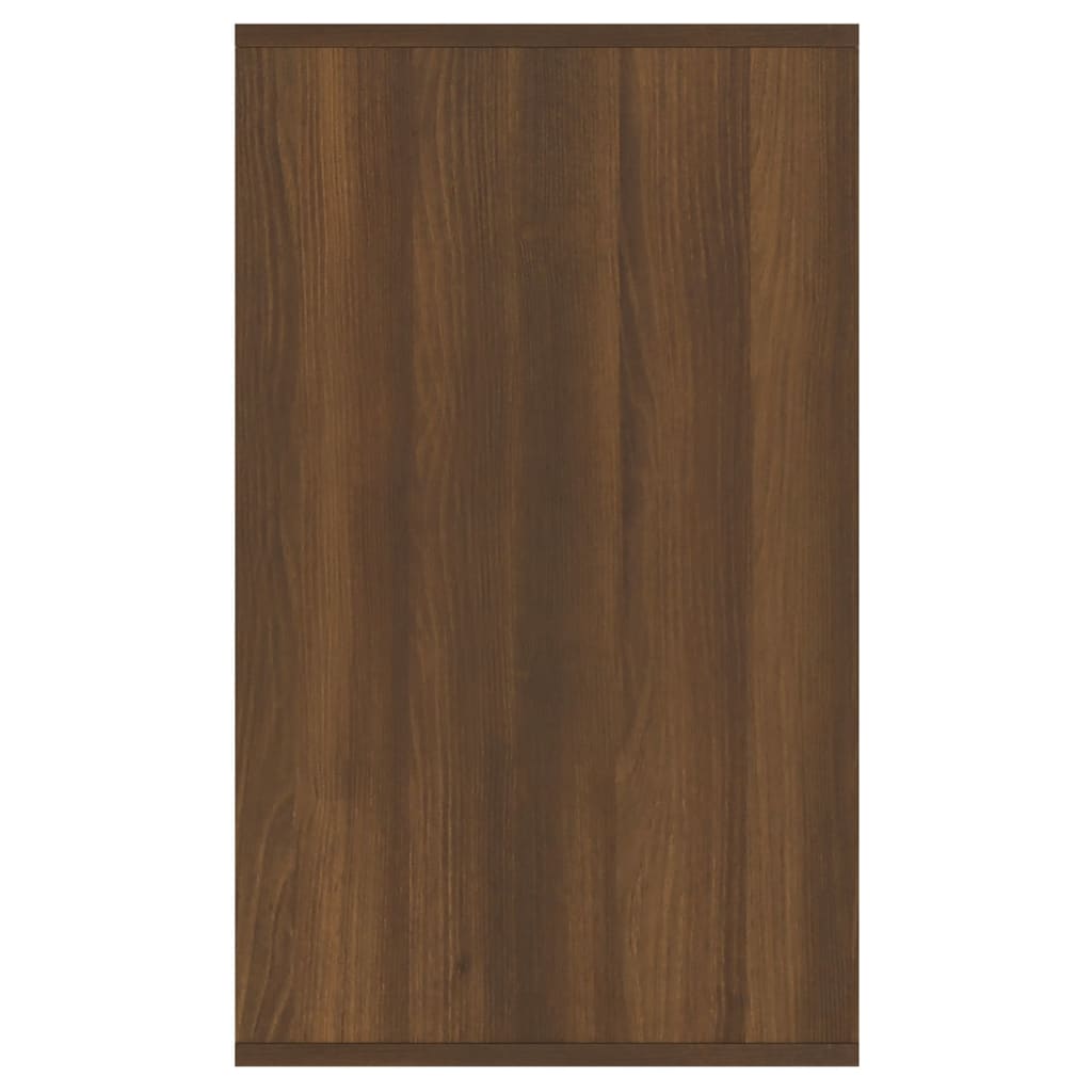 Aparador De Madera De Ingeniería Marrón Roble 135x41x75 Cm / Vetonek_4