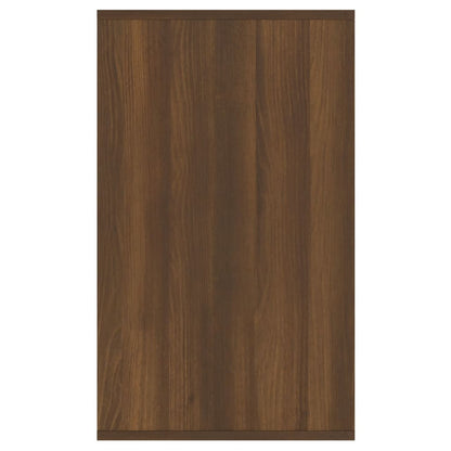 Aparador De Madera De Ingeniería Marrón Roble 135x41x75 Cm / Vetonek_4