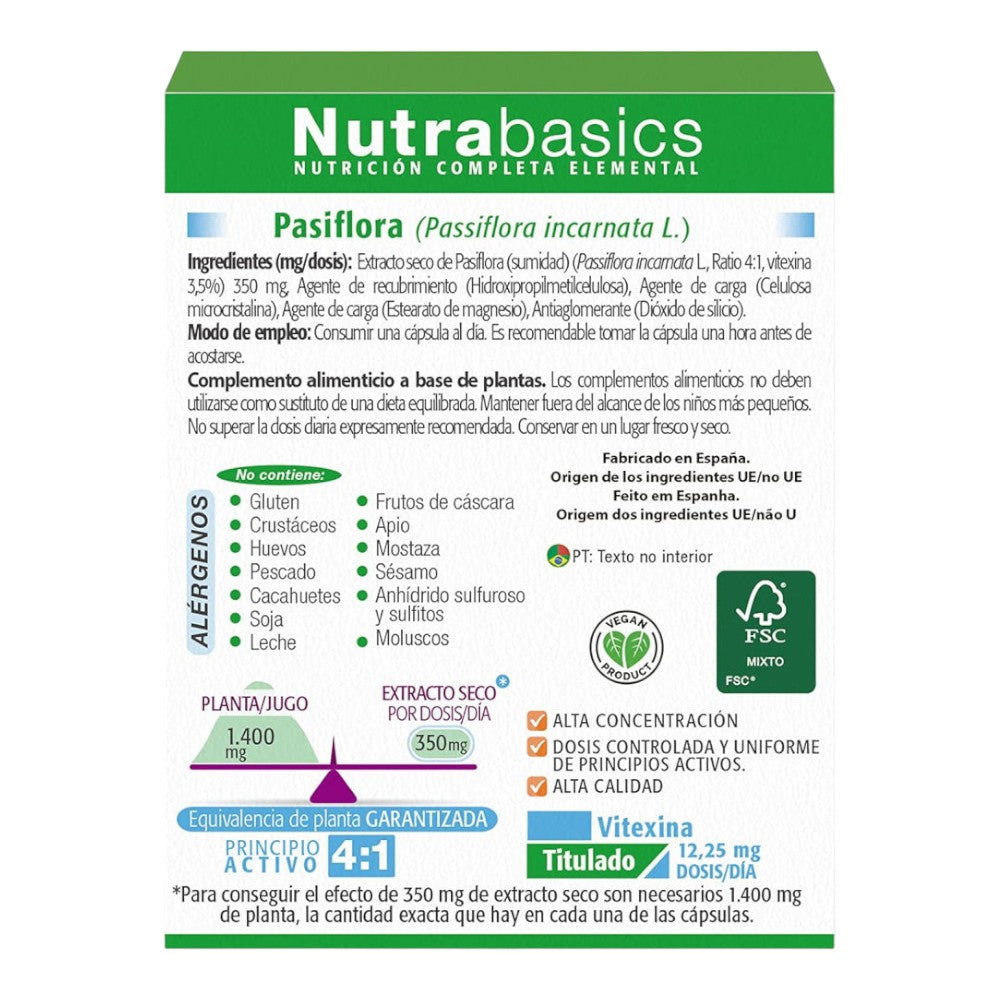 Pasiflora Nutrabasics 30 Caps_1