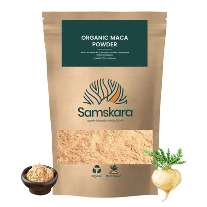 Maca En Polvo Bio - 250g | Superalimento Ecológico Vegano Para Batidos, Smoothies Y Zumos, Sin Azúcares Añadidos_0