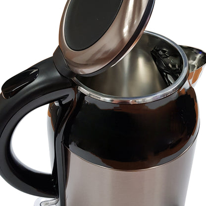 Hervidor Agua Eléctrico, 1,7l, Sin Bpa, Acero Inoxidable, Resistencia Oculta, Inalámbrico Mpm Mcz-91m, 2000w