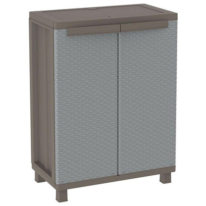 Armario de resina J-Rattan Bajo 68x37,5x91,5 cm