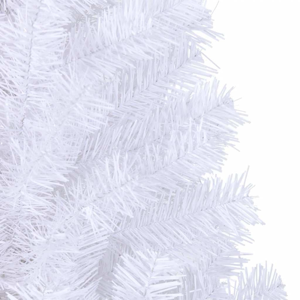 Vidaxl Árbol De Navidad Artificial L 240 Cm Blanco_4