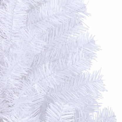 Vidaxl Árbol De Navidad Artificial L 240 Cm Blanco_4