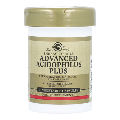Acidophilus plus avanzado probiótico vegano Advanced Acidophilus 50 cápsulas vegetales