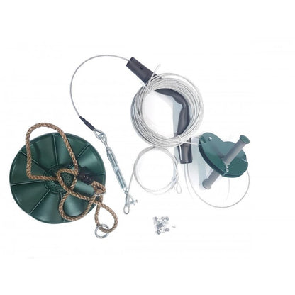 Tirolina De Jardin Con Asiento Masgames.