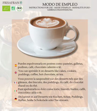 Canela Ceylan En Polvo Ecológica | Calidad | Frisafran 500 G_3