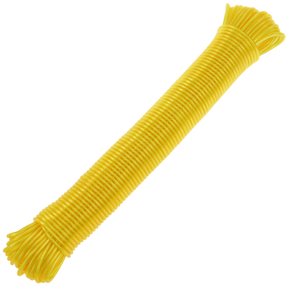Cuerda De Tendedero De Pvc Con Núcleo De Polipropileno 20 M X 3 Mm Amarilla_0