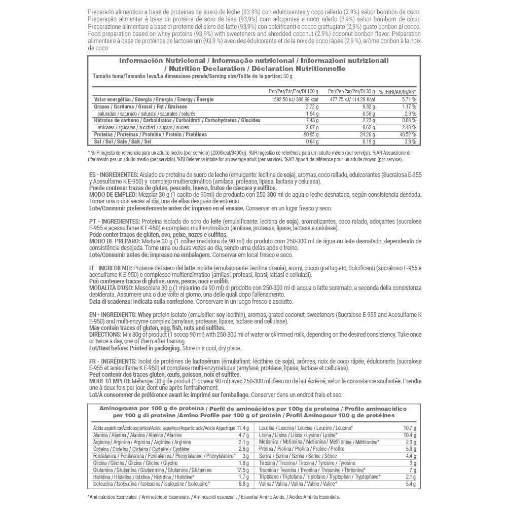 Isolate 90 Cfm - 1kg - Coco Rocher - Aumenta La Masa Muscular - Masmusculo_4