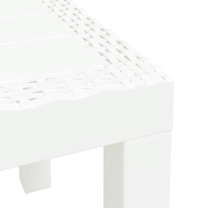 Vidaxl Mesa De Jardín Pp Blanco 59x47x40 Cm_5
