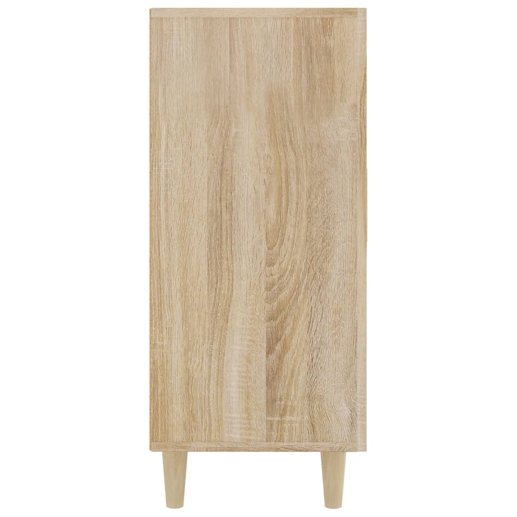 Aparador De Madera De Ingeniería Roble Sonoma 90x34x80 Cm / Vetonek_1