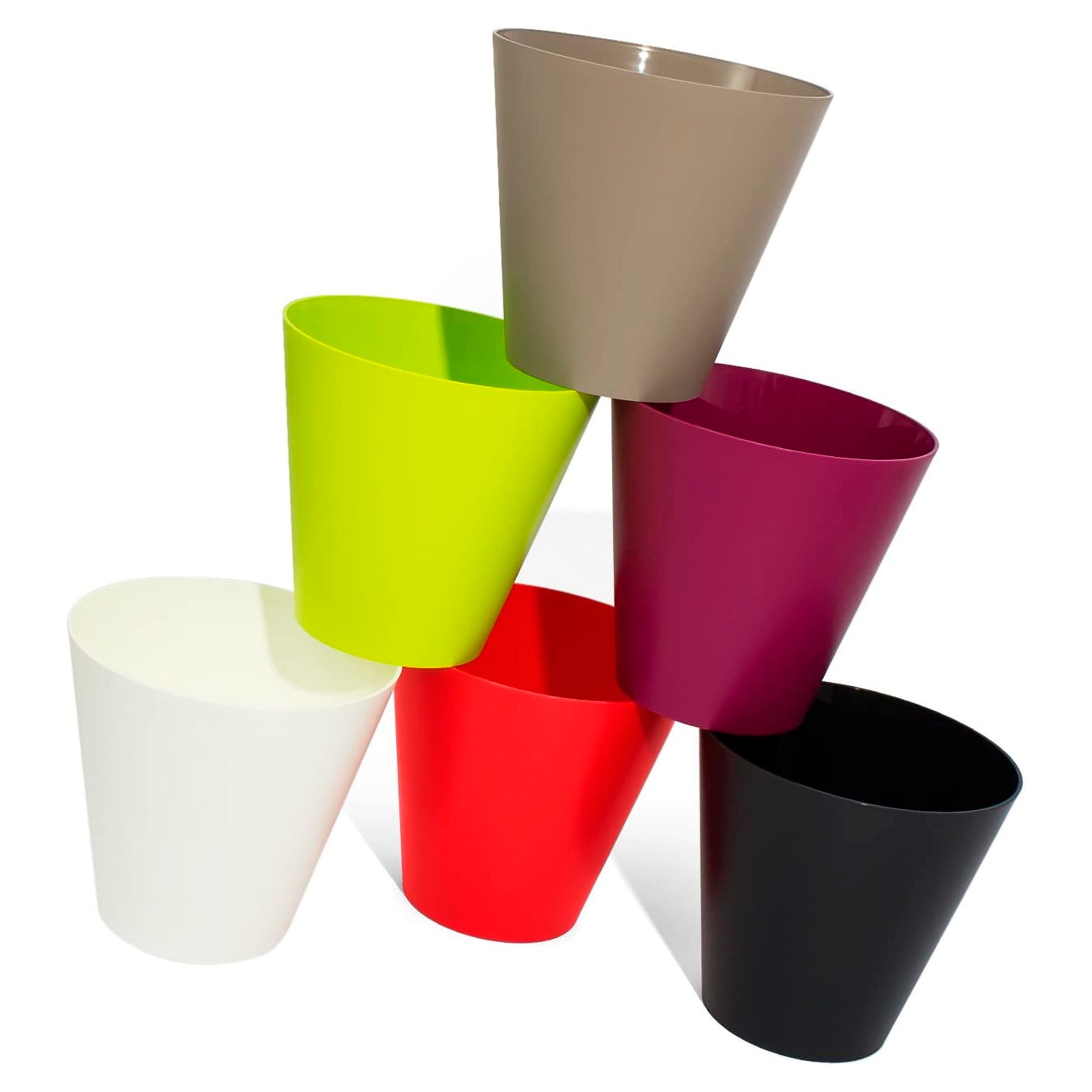 Maceta Tubus 28,5l., Dimensiones (mm) 400x400x373, Color Blanco_4