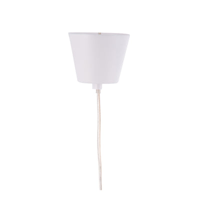 Lampara De Techo Modelo Happy, Pantalla Ligera Pvc, Ø33cm, Casquillo E27, Blanca_2
