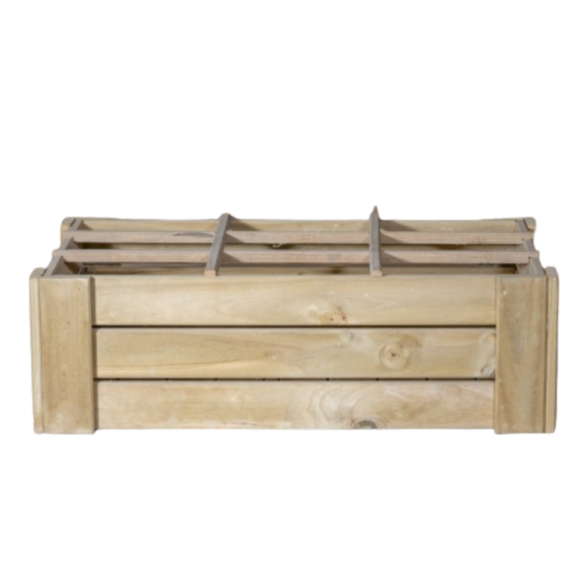 Cajón De Cultivo Vidahu  Suelo Con Separadores Vidahuerto 100x60x27cm.