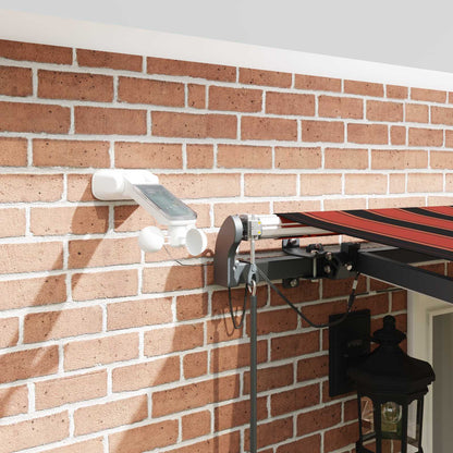Toldo Retráctil Naranja Y Marrón 500 X 300 Cm Poliéster_3