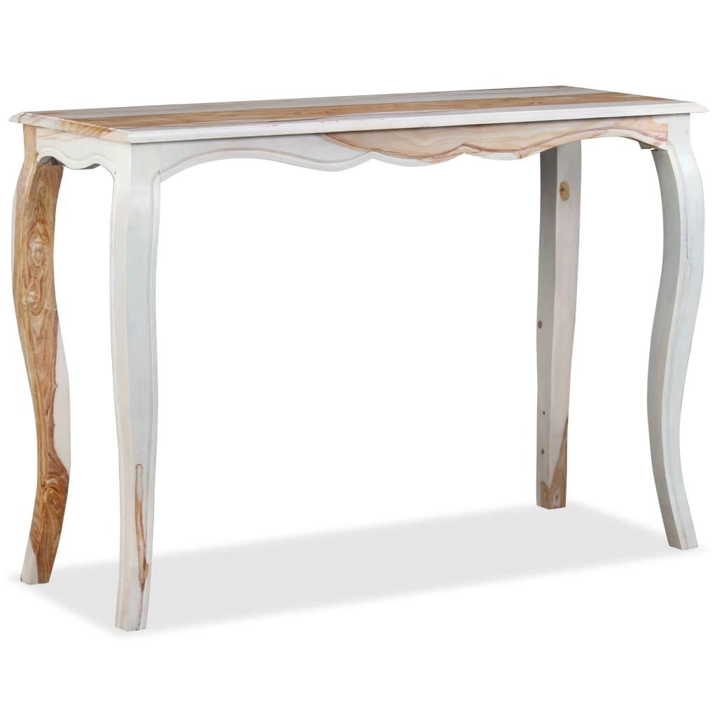 Mesa Consola De Madera Maciza De Sheesham 110x40x76 Cm_1