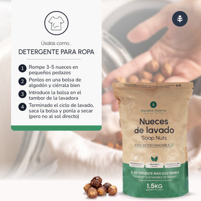Nueces de Lavado Planeta Huerto 1,5 kg