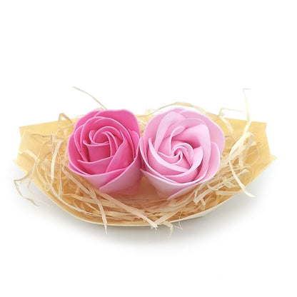 5 Barcas Con Flores Para Regalo Invitados (rosa) - Rosas De Jabón Para Baño Aromático. Detalle Original Para Eventos_2