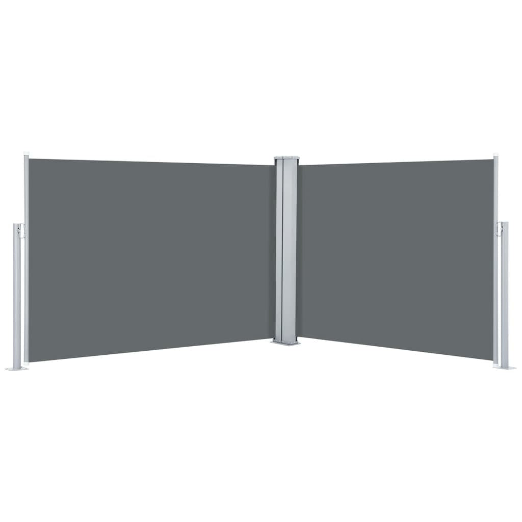 Vidaxl Toldo Lateral Retráctil Gris Antracita 120x1000 Cm_0