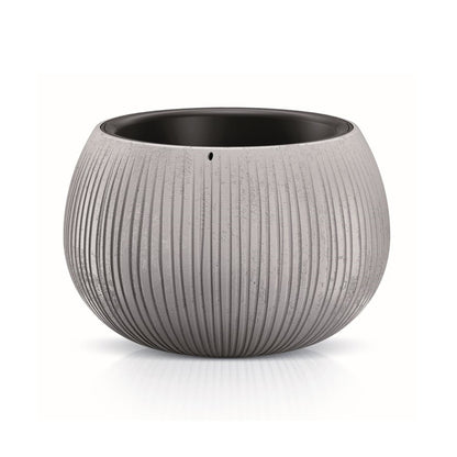 Prosperplast Beton Bowl De Plástico Con Depósito En Color Cemento, 13,6 (alto) X 18 (ancho) X 18 (profundo) Cms_0