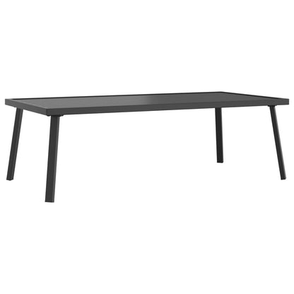 Vidaxl Juego De Muebles De Jardín 2 Piezas Acero Gris Antracita_5