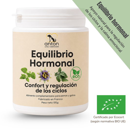 Equilibrio hormonal ECO para perras y gatas – Calma durante el celo – 100 g_0