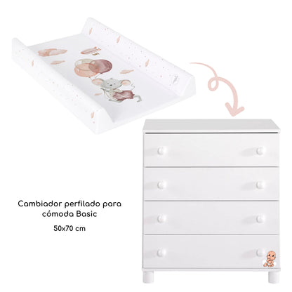 Cambiador Perfilado Para Cómoda Basic Mouse
