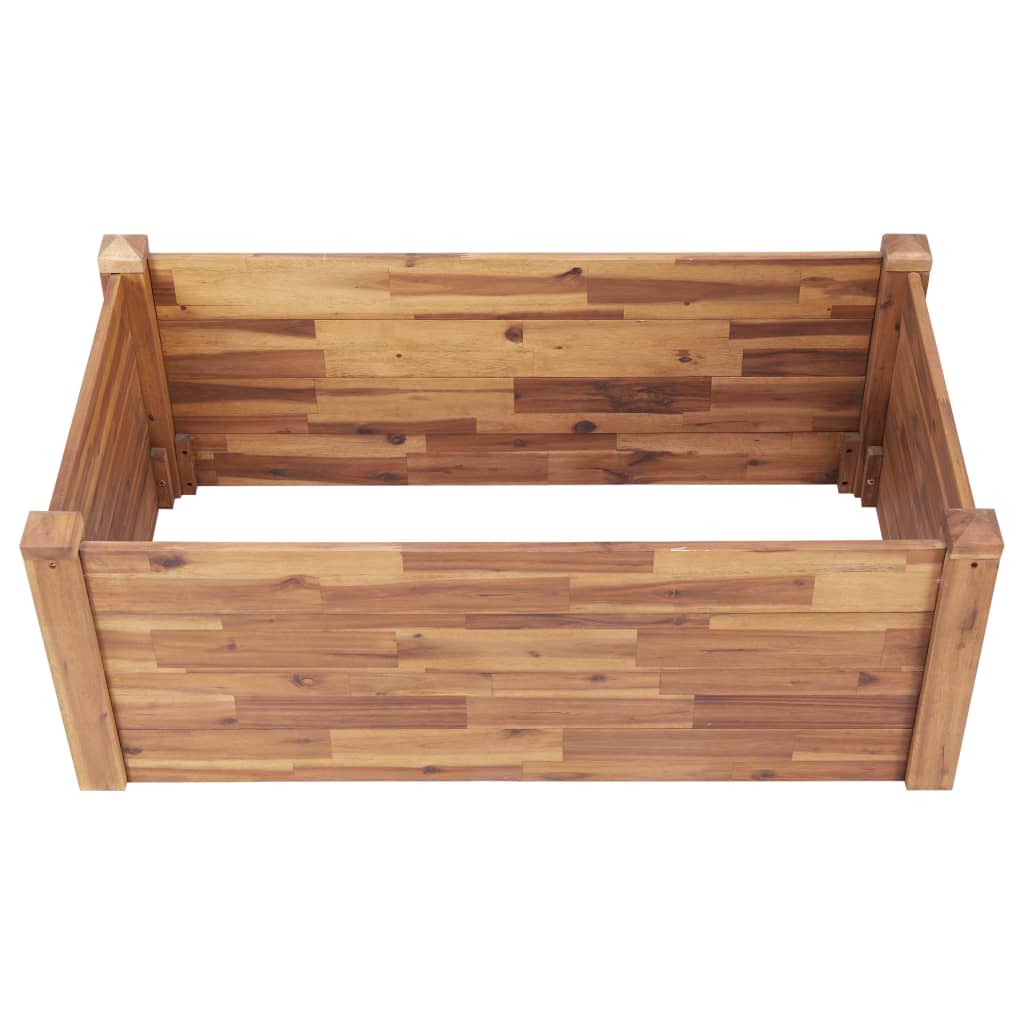Arriate De Madera Maciza De Acacia 110x60x44 Cm_3