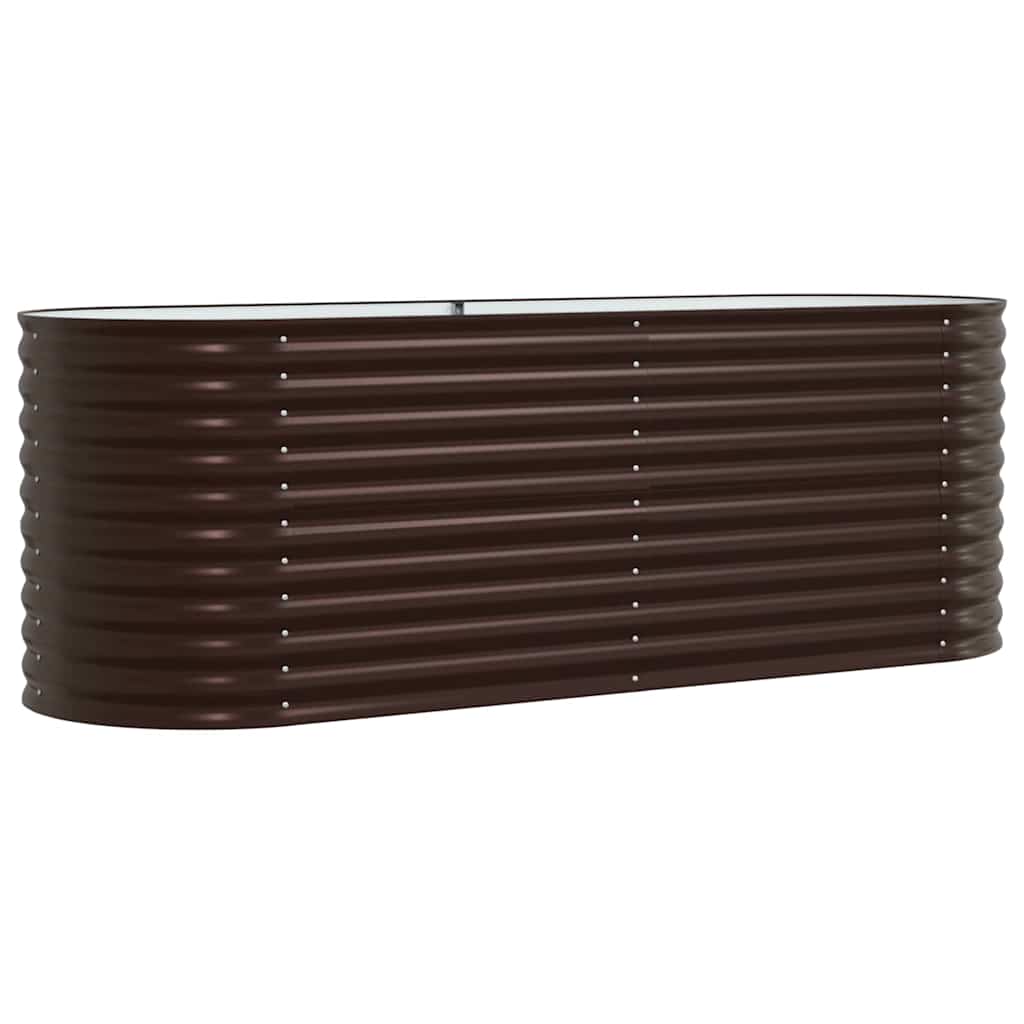 Cama Elevada Marrón 240 X 80 X 81 Cm Acero_0