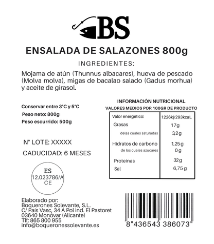 Pack 2 X Ensalada De Salazones 800 G_1