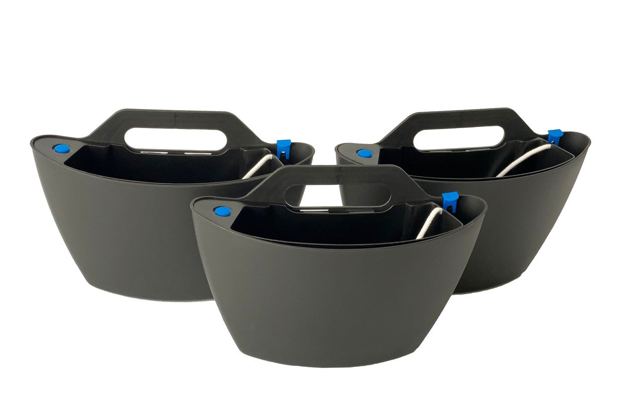 Jardín Vertical Modular Citysens Con Riego Automático De 3 Maceteros – Negro, Polipropileno 100% Reciclado_5