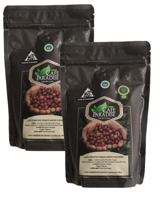 Pack Ahorro 2x Café Especial - Grano - Colombia Origen Único - 100% Arábica 500g (2x250 G)_0
