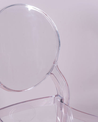 Silla De Comedor Retro De Plástico Transparente - Lousiana_2