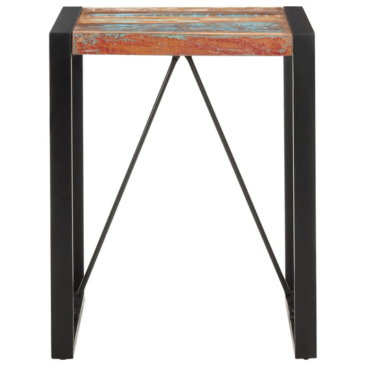 Mesa De Comedor De Madera Maciza Reciclada 60x60x75 Cm_0