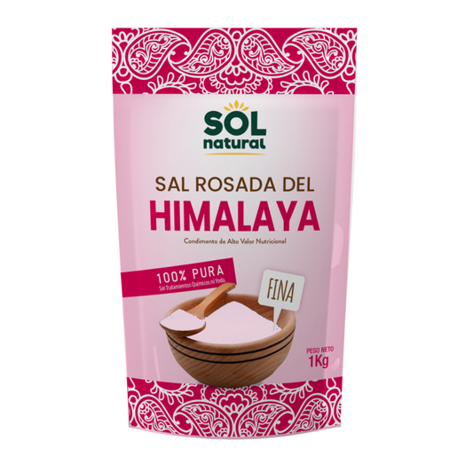 Sal rosa del Himalaya fina Sol Natural 1kg