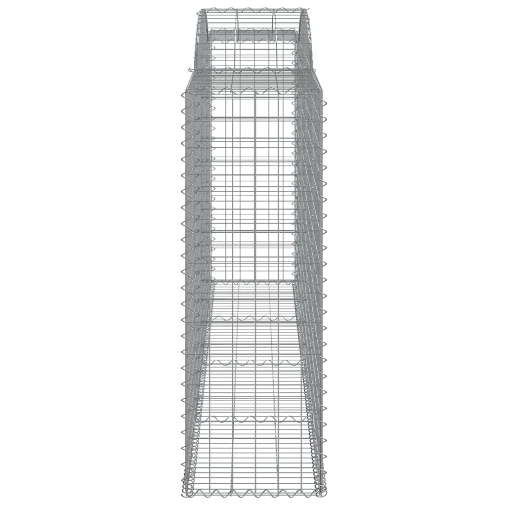 Cestas Gaviones 11 Uds Forma De Arco Hierro 300x50x140/160 Cm_4